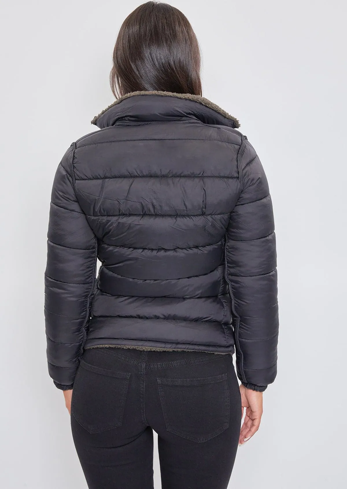 Women's Winter Poodle Fur Reversible Jacket